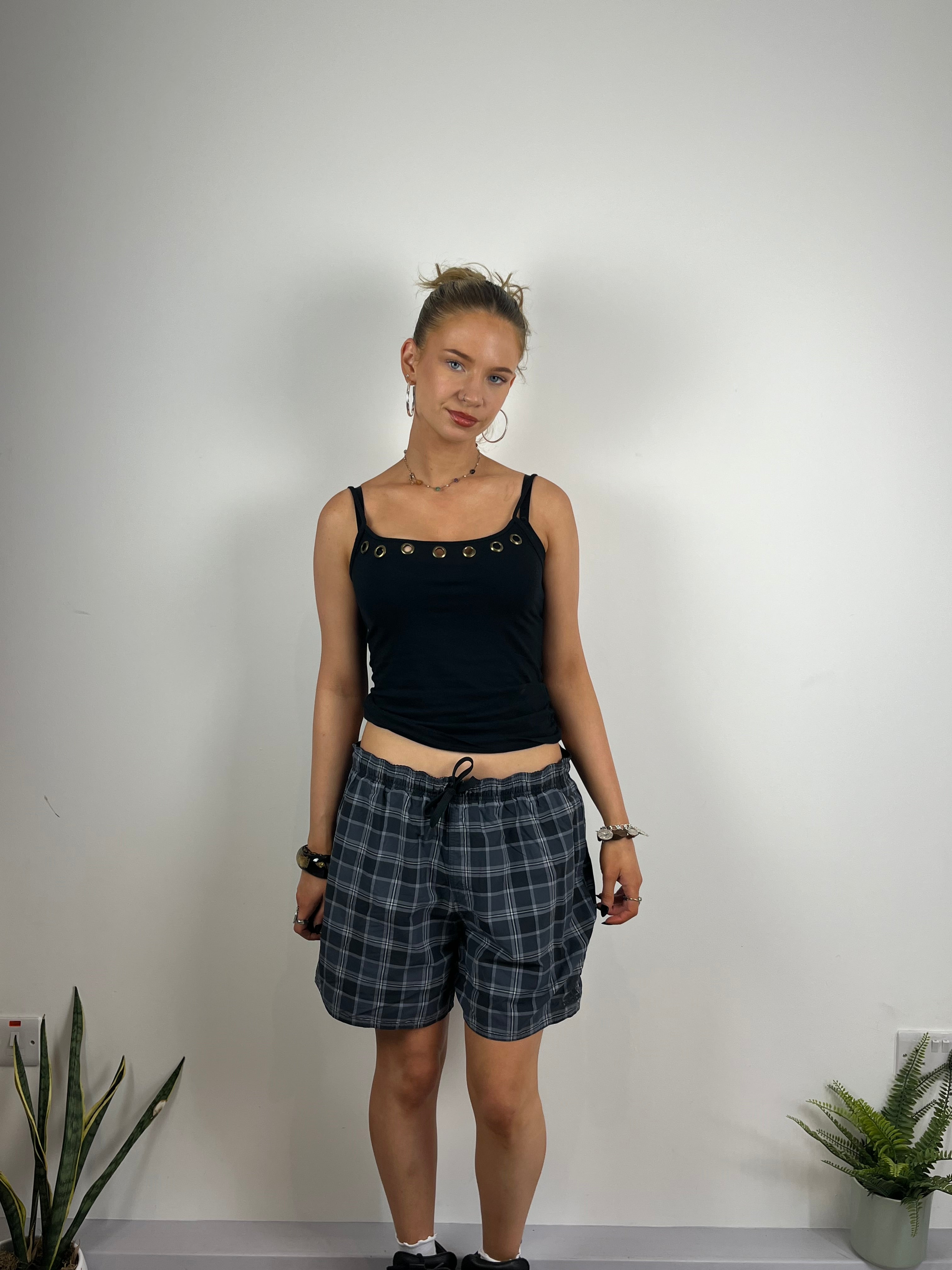 Vintage checkered adidas summer boy shorts 