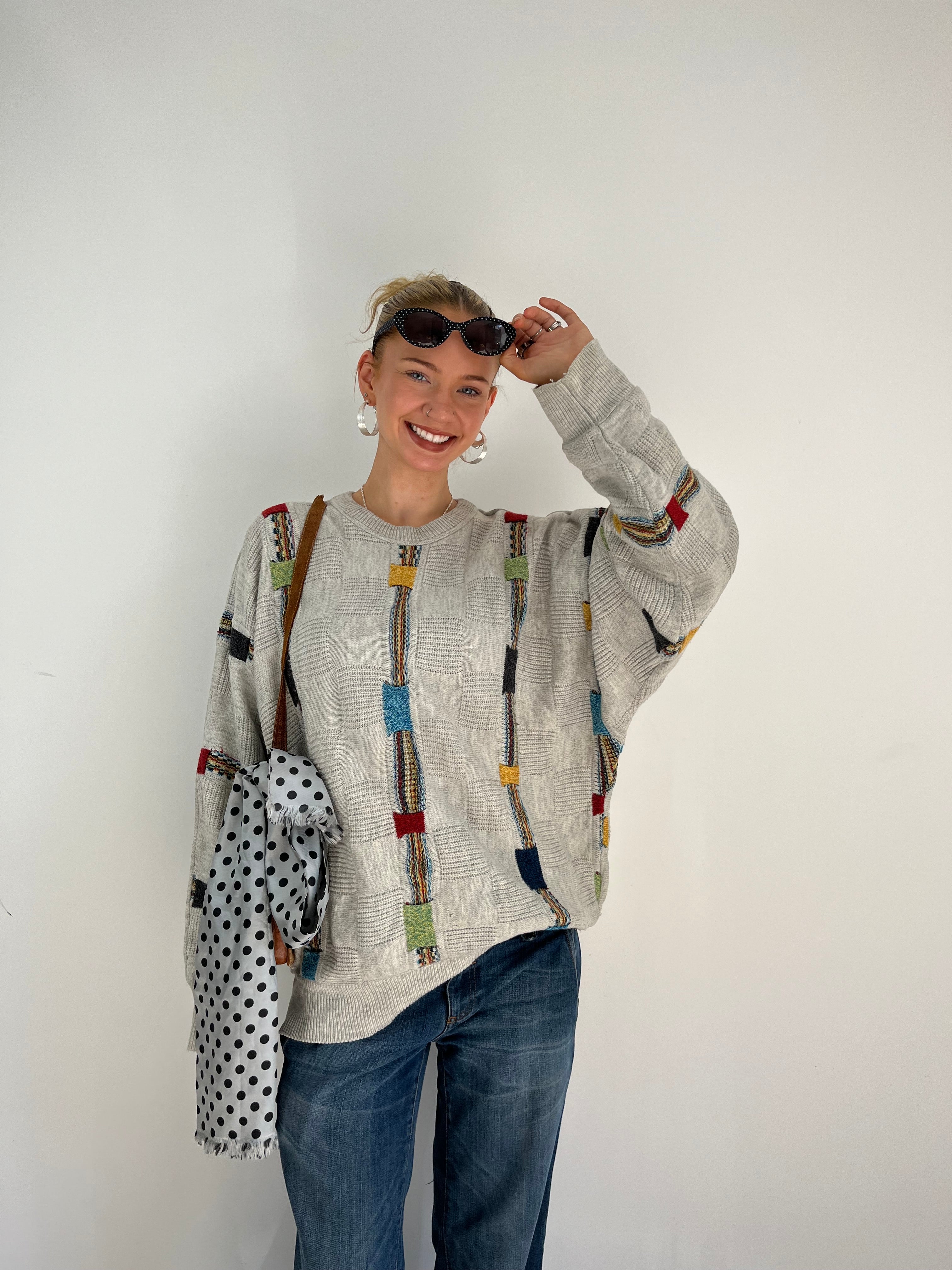 Vintage Multicoloured 80’s Knit (L)