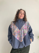 vintage grey halfzip fleece