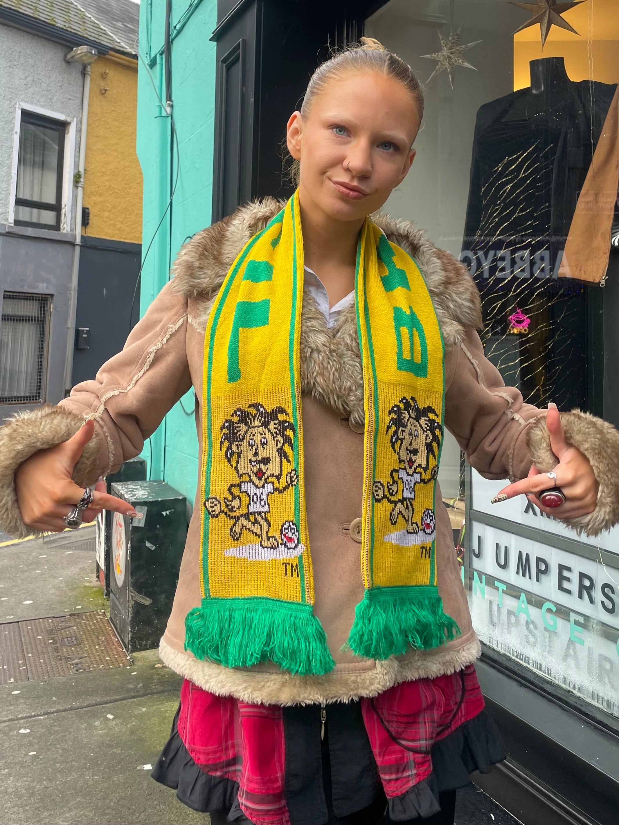 Vintage Brazil World Cup scarf 