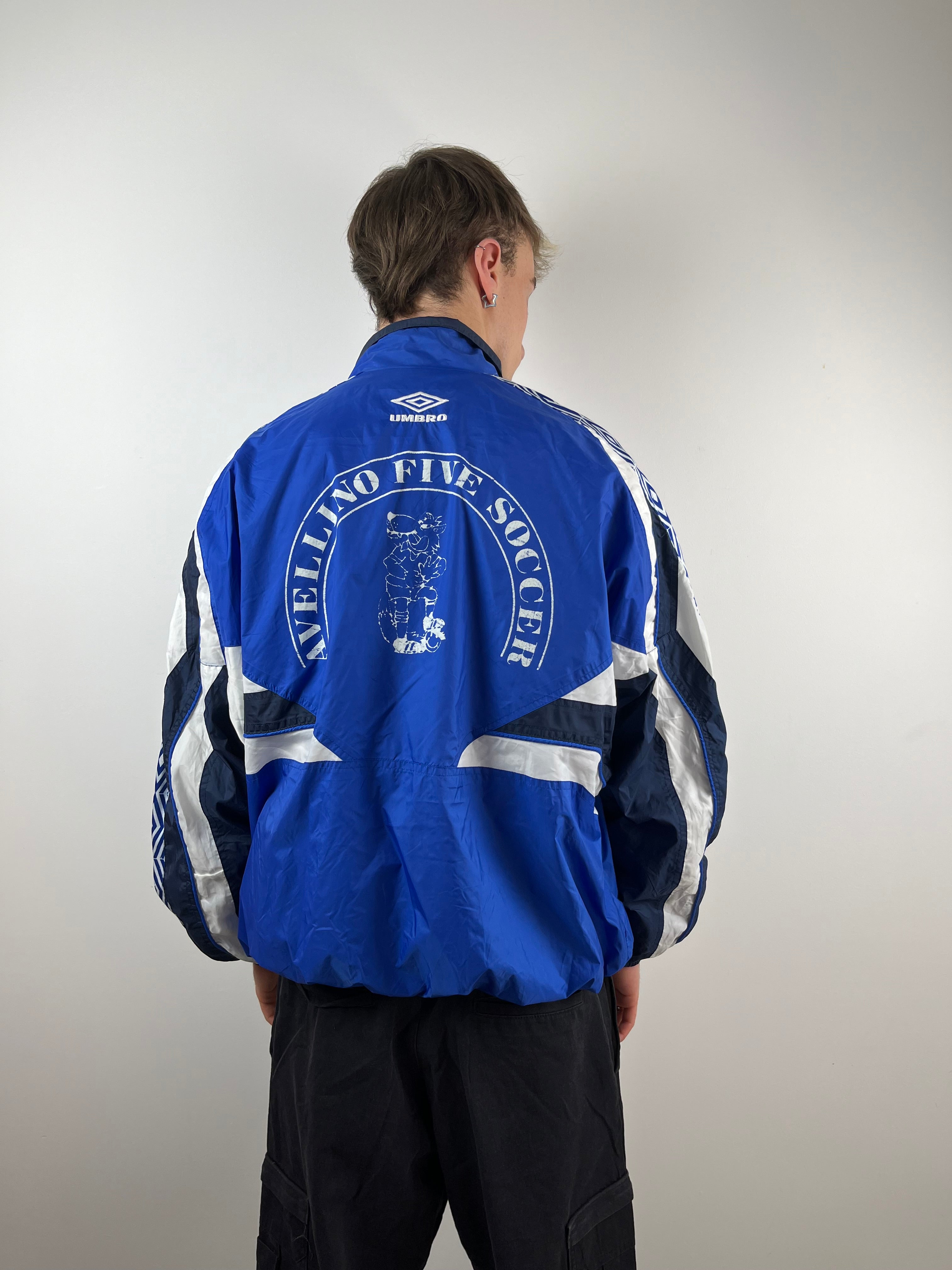 Vintage Blue Umbro Sports Jacket