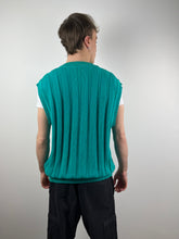 Vintage green Fila knit vest