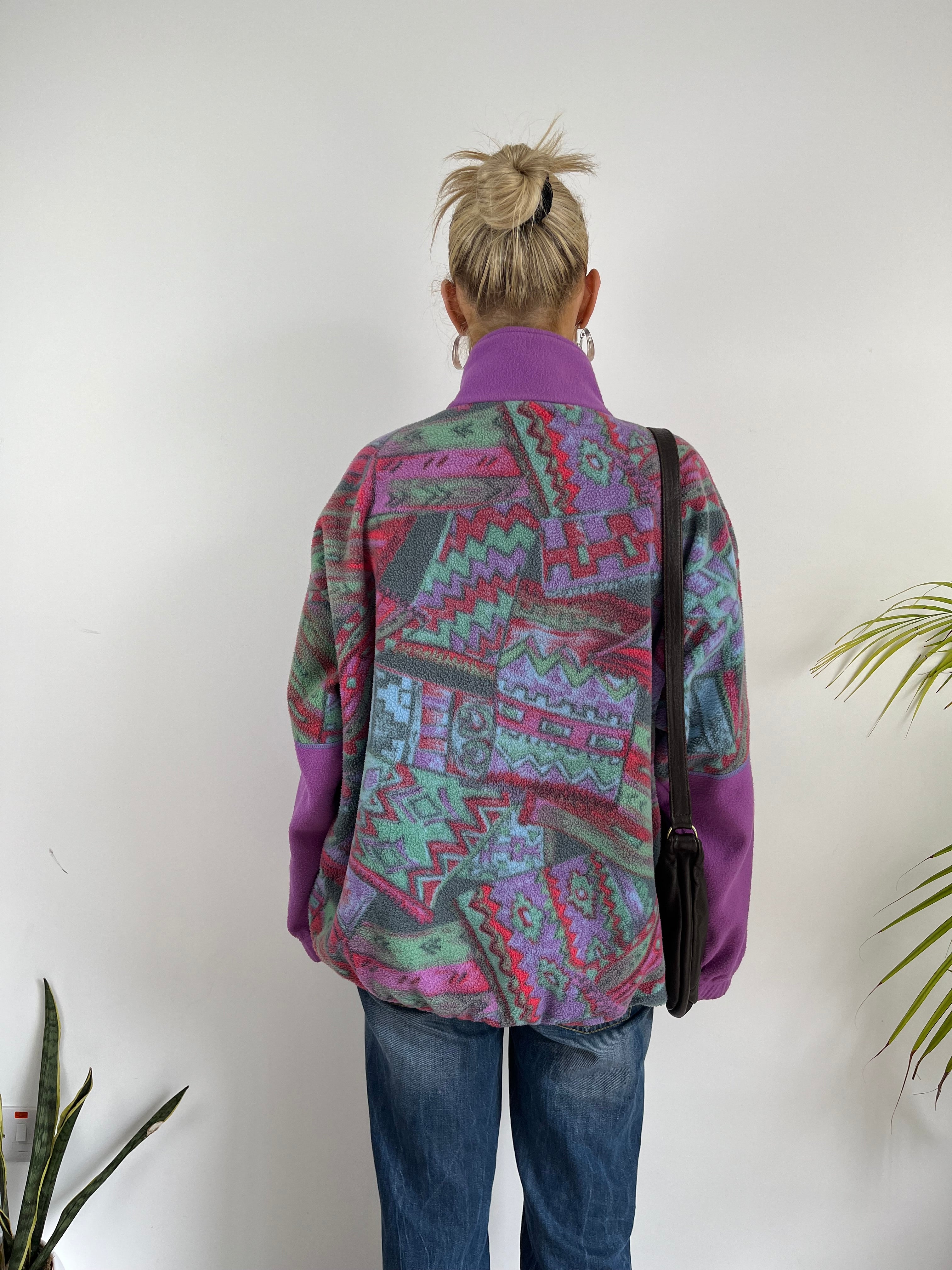 Vintage Purple Graphic Fleece (L)