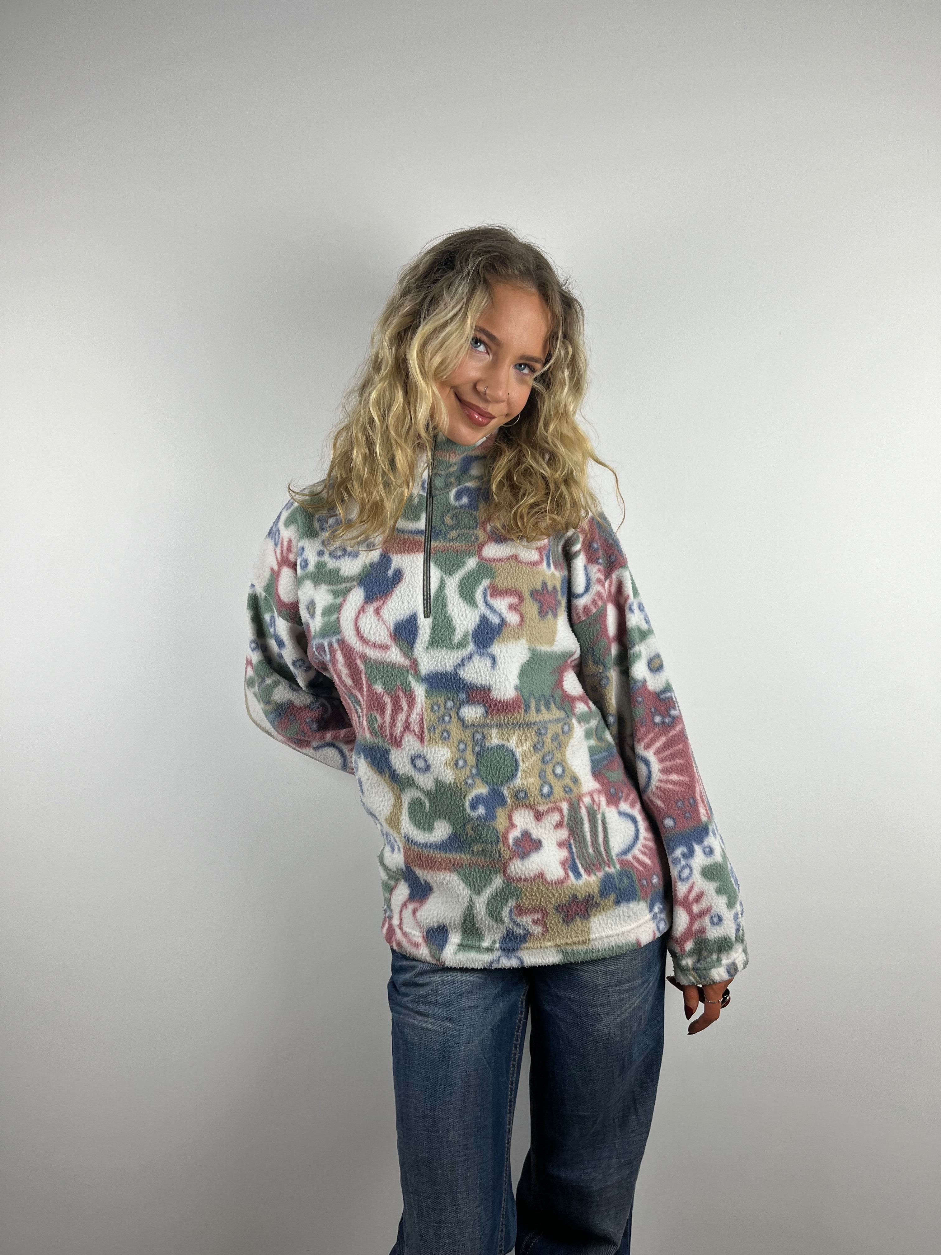 Vintage Patterned Fleece (M)