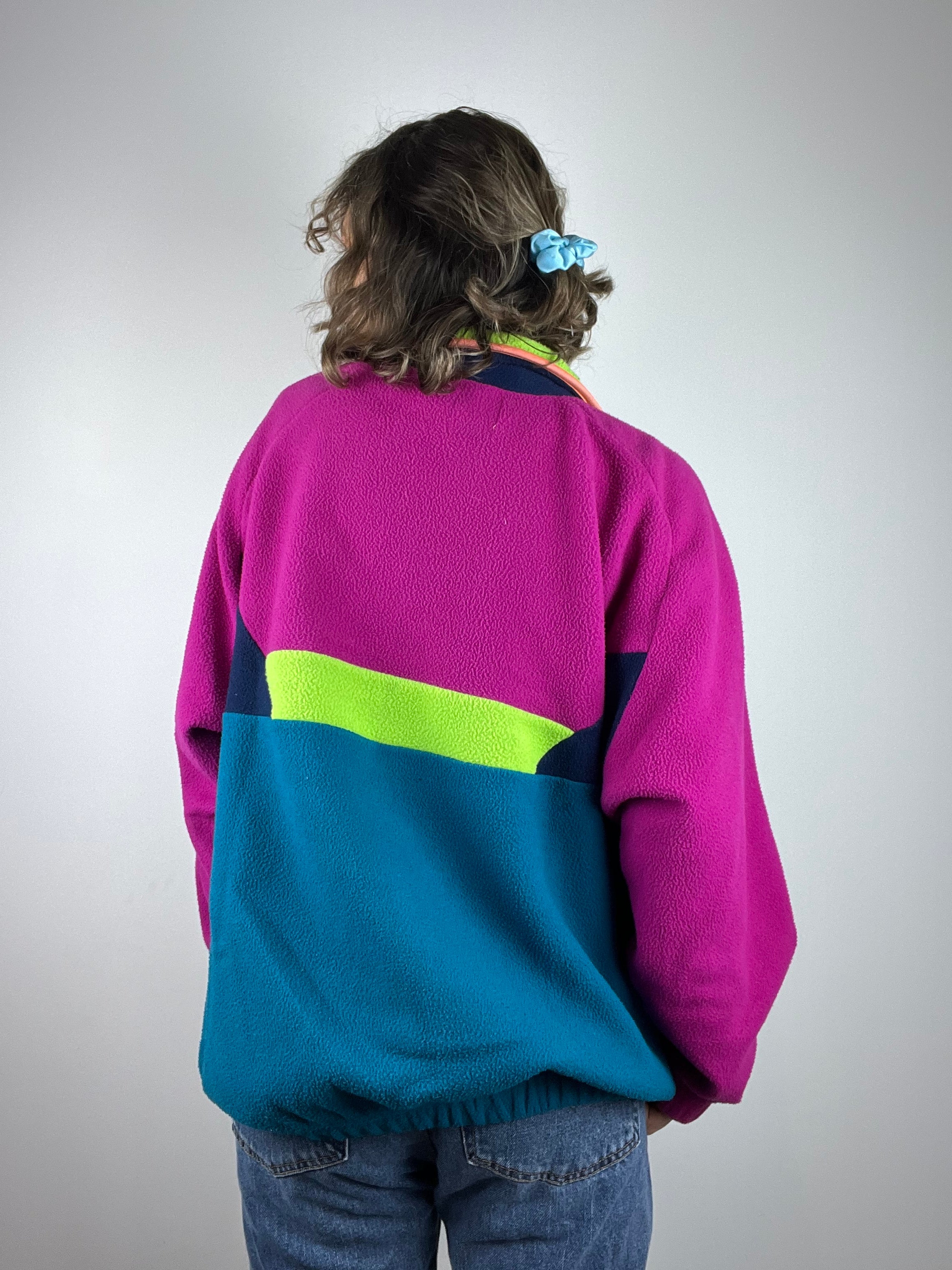 Vintage Coloured Patterned Fleece
