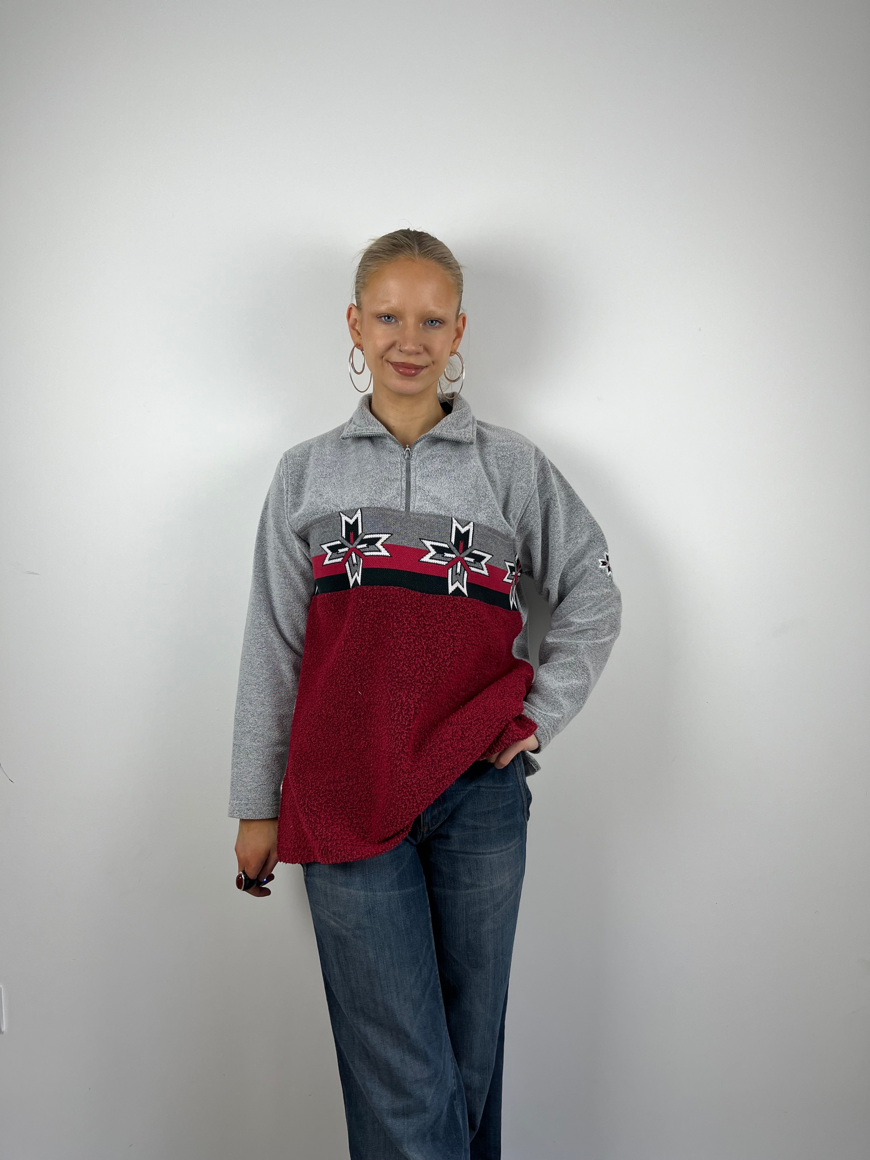 Vintage Red Nordic Fleece (M)