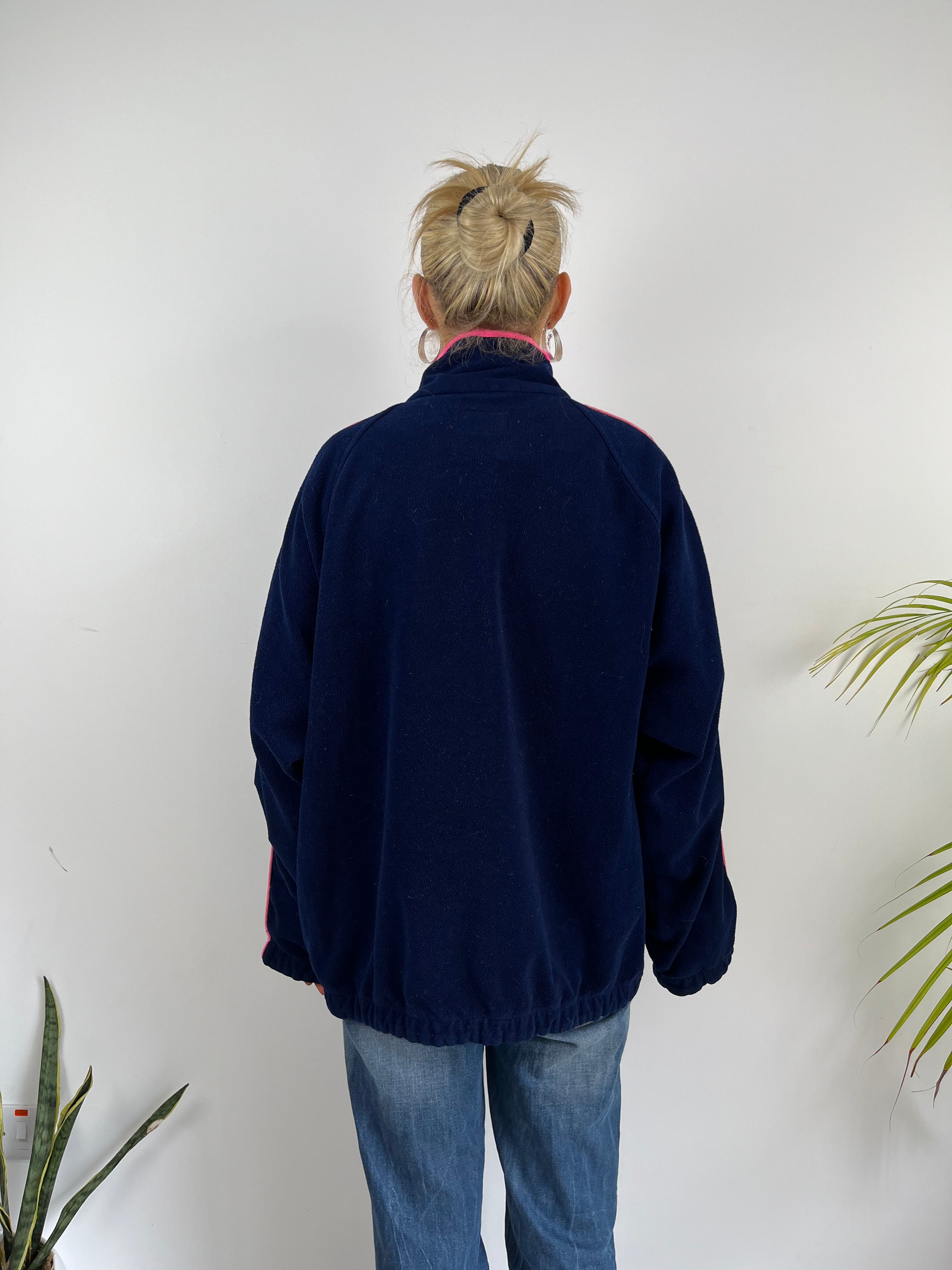 Vintage Navy ASICS Fleece (M)