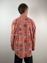 Vintage patch heart design longsleeve shirt 