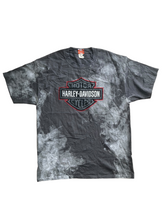 vintage smokey tie dye harley davidson tshirt