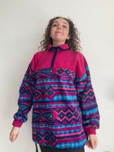 vintage pink surf fleece