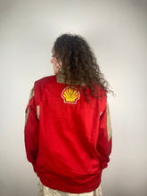 Vintage red shell Ferrari racing jacket 