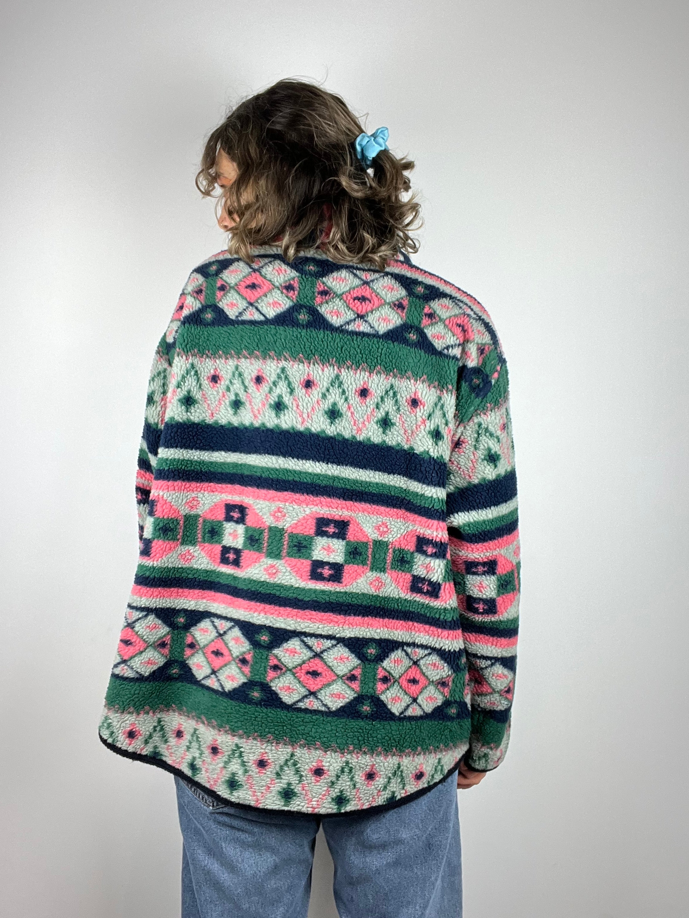 Vintage Cosy Patterned Fleece