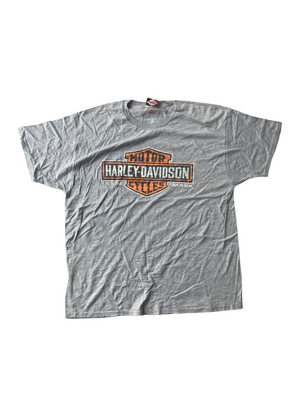 vintage light grey harley davidson motorcycles tshirt