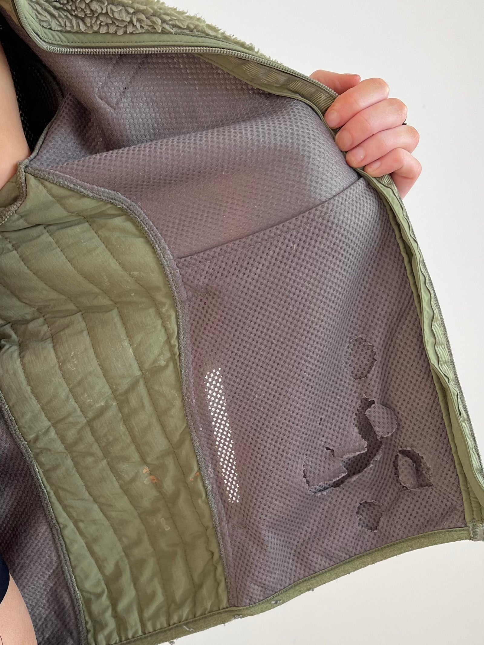 Vintage Green Patagonia Fleece (S)