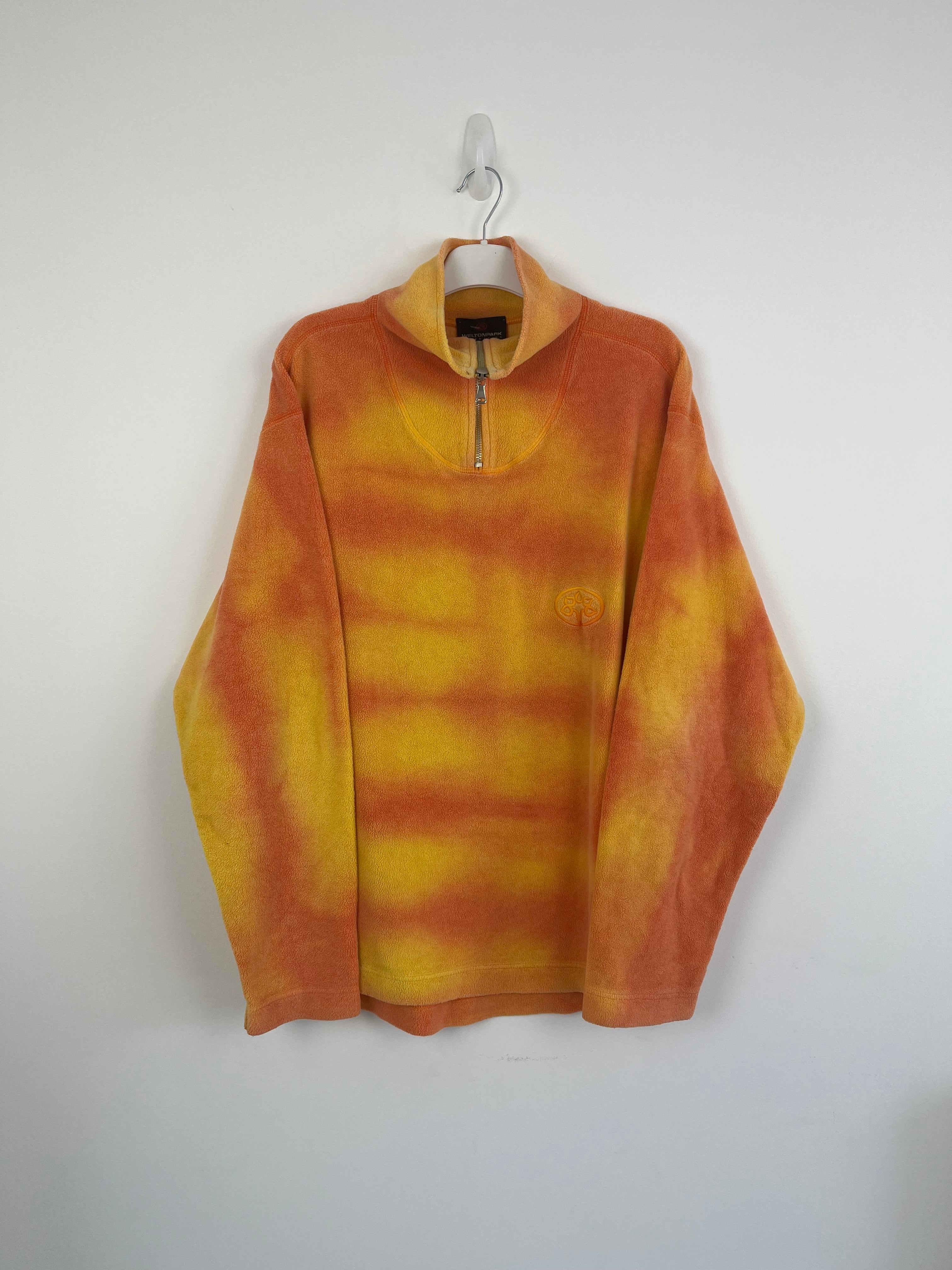 Vintage Orange fleece yellow 