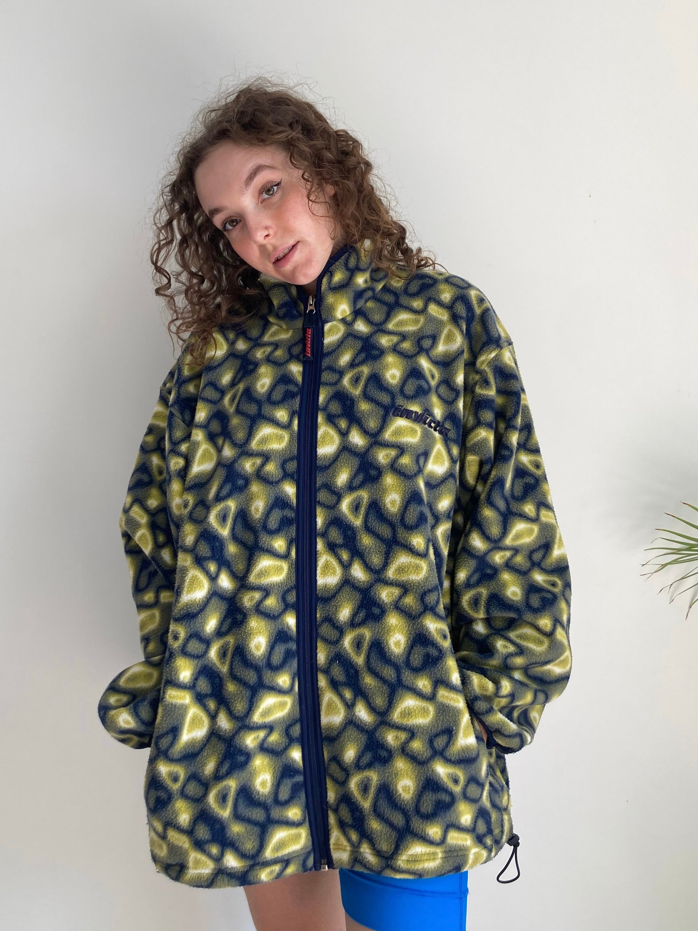 yellow vintage invicta fleece