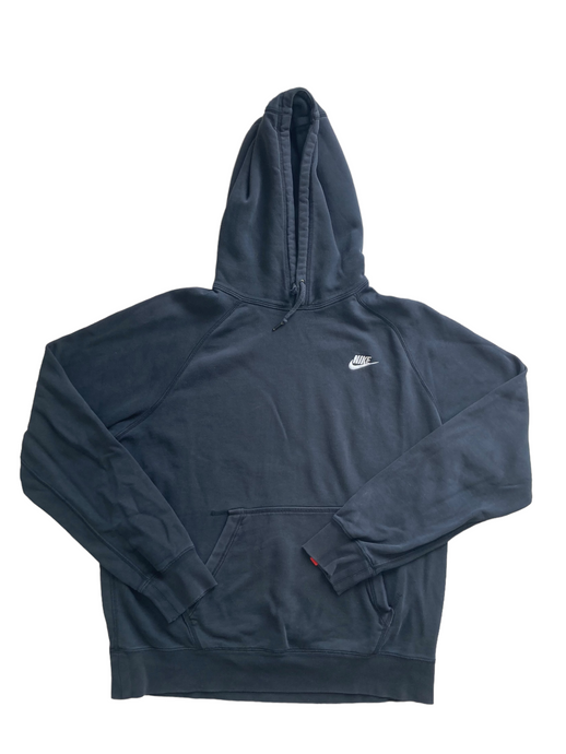black vintage heavy cotton nike hoodie