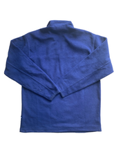 vintage blue halfzip adidas fleece jumper 