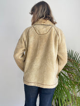 Vintage Brown Fleece Jacket (M)