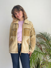 Vintage Brown Fleece Jacket (M)