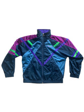 vintage navy and purple diadora sports jacket