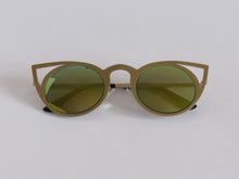 Green Mirrored Sunglasses