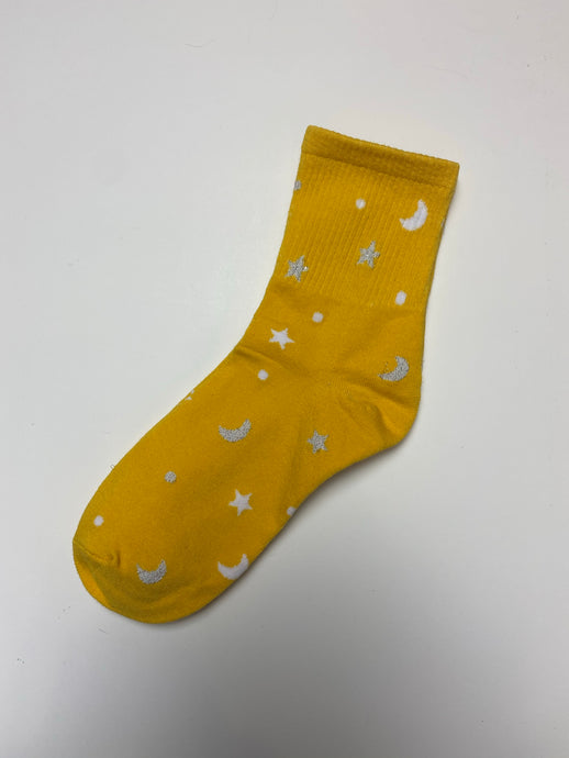Moon and Star Socks