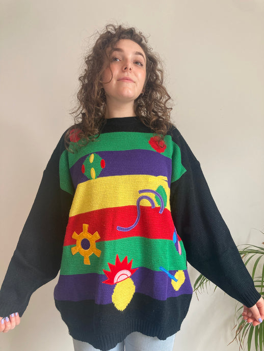 Rainbow Knit Jumper