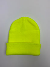 Neon Yellow Beanie Hat