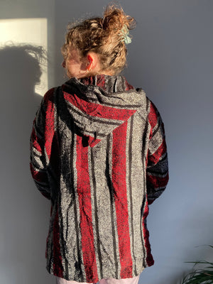 red and black baja hoodie