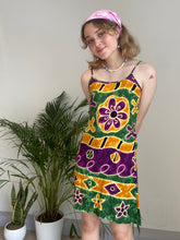 Vintage Purple Patterned Dress