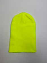 Neon Yellow Beanie Hat