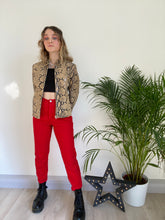 Patterned Leather Jacket