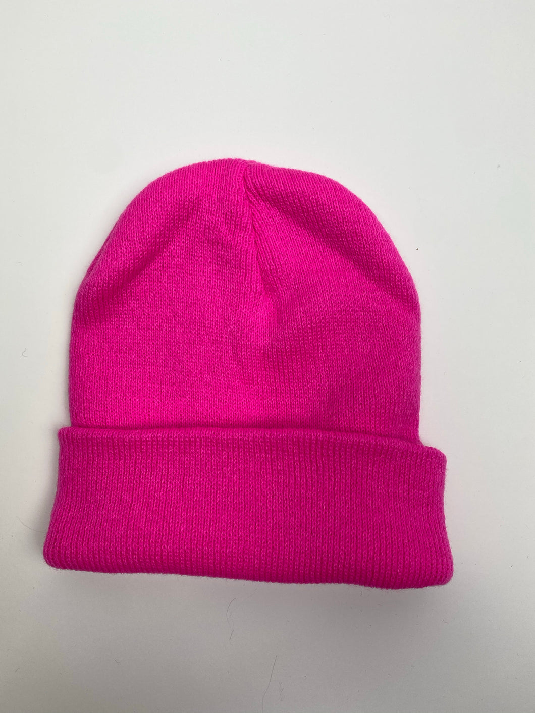 Hot Pink Beanie Hat