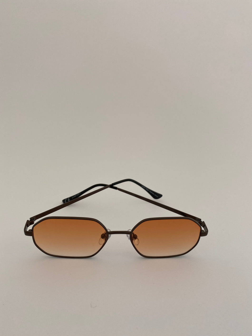 Hexagonal Framed Sunglasses