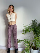 Vintage Purple Snakeskin Trousers