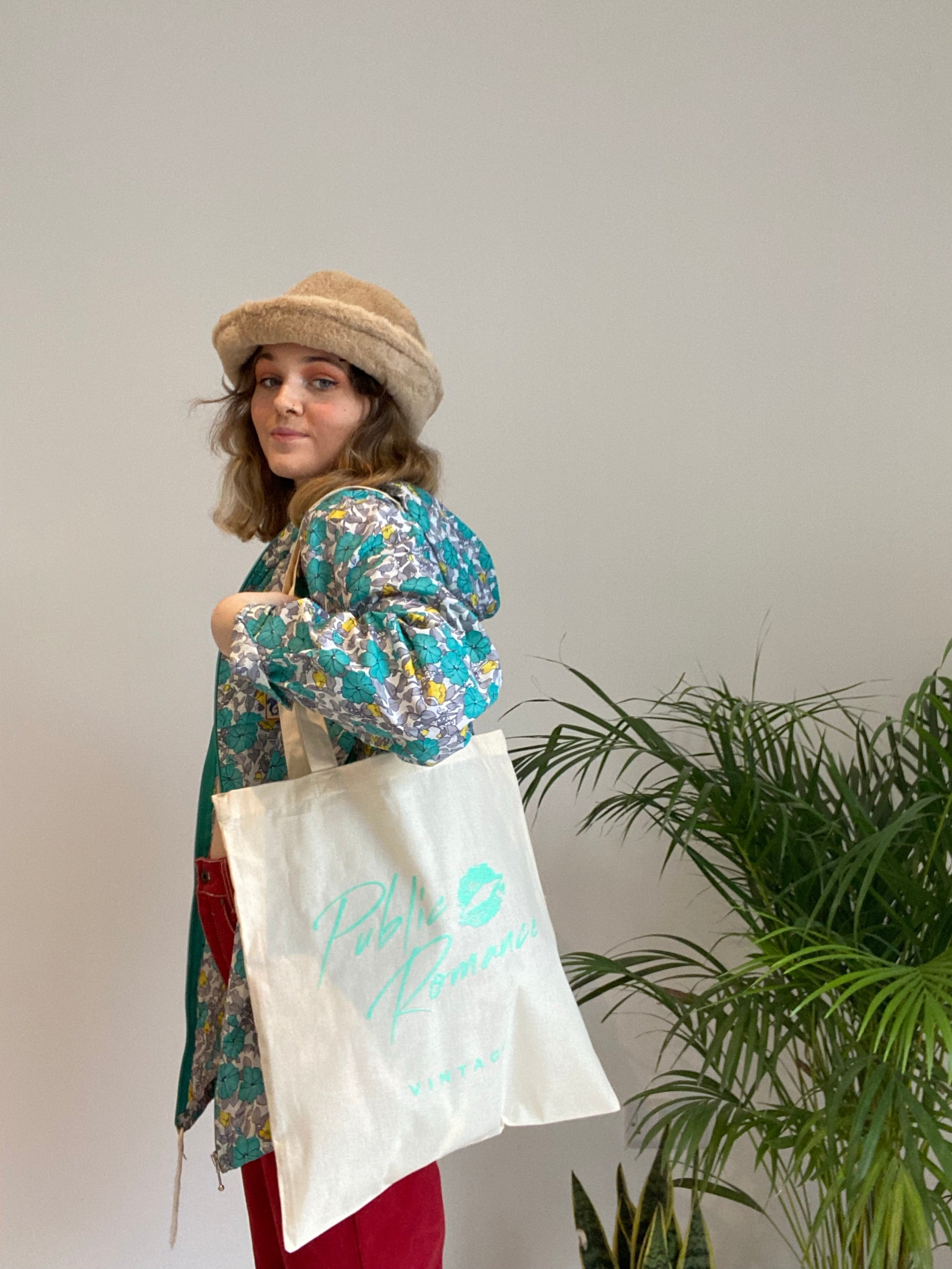 Cream Public Romance Tote Bag