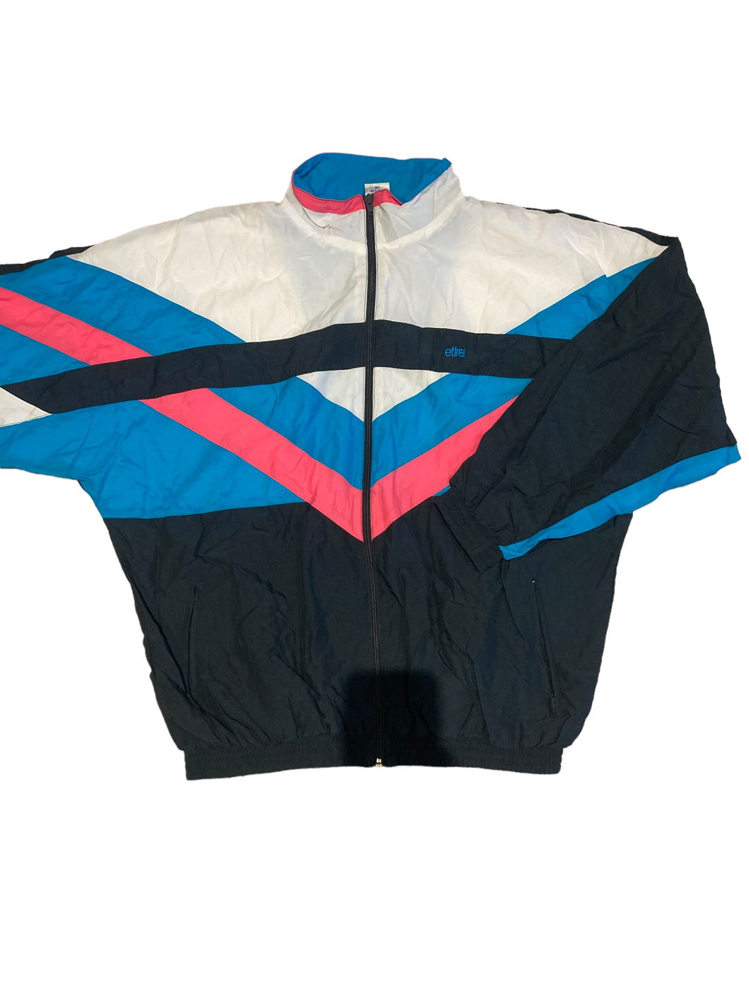 blue pink striped etirel sports jacket
