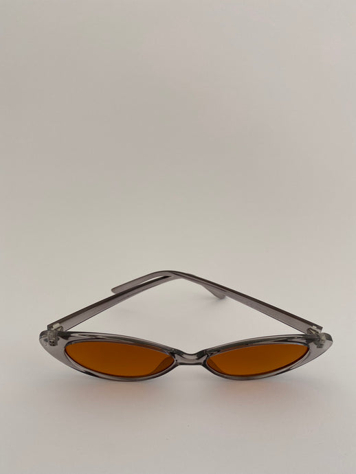 Orange and Grey Cat Eye Sunglasses