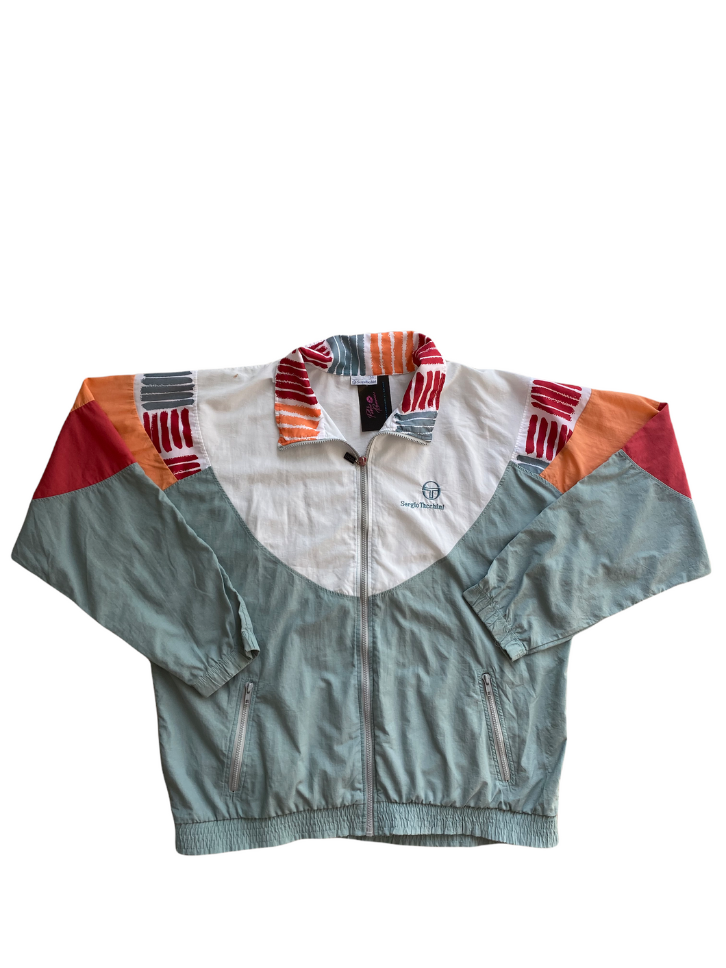 Vintage Sergio Tacchini Sports Jacket L Public Romance