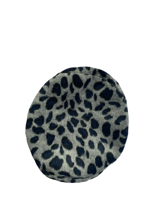 leopard print beret 