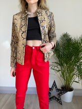 Patterned Leather Jacket
