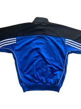 blue and black adidas sports jacket