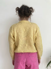 vintage lemon knit sweater