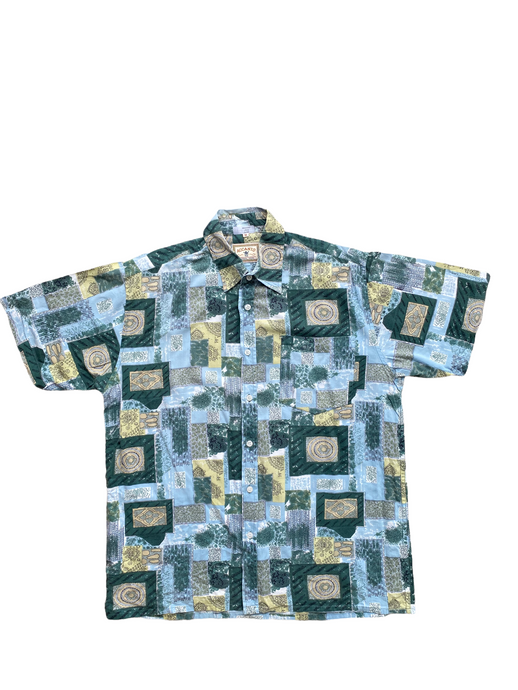 vintage patterned shirt mens 