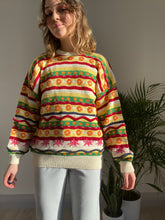 vintage colourful knit 