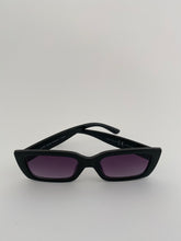 Rectangular Purple Lens Sunglasses