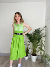 Vintage Green Maxi Dress