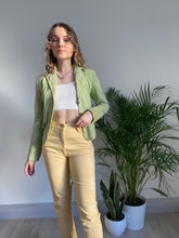 green suede jacket 