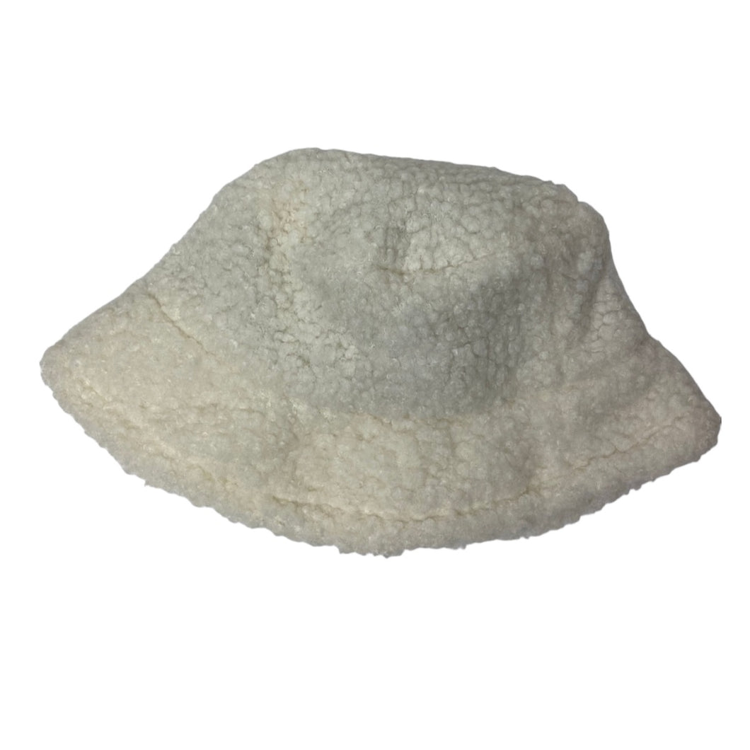 White Teddy Bucket Hat